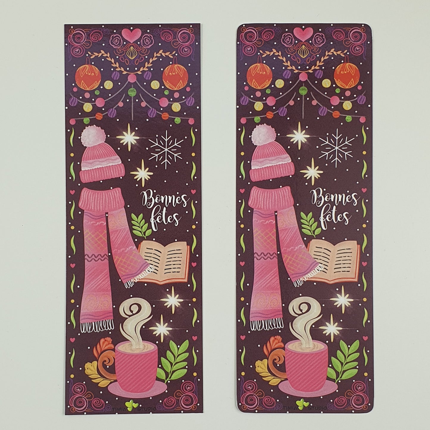 Marque-page "Cacao d'hiver"